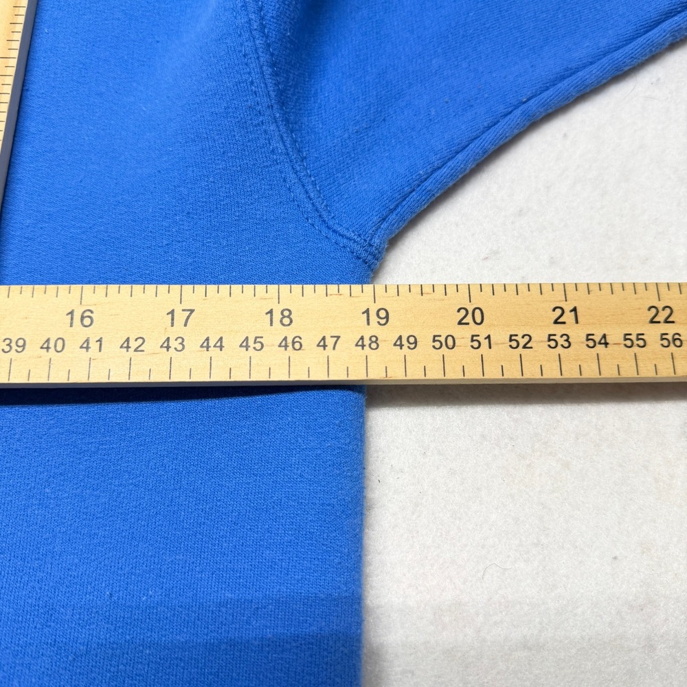 Detroit Lions Hoodie Sweatshirt NFL Team Apparel Graphic Blue Cotton Blend Small - Picture 9 of 13